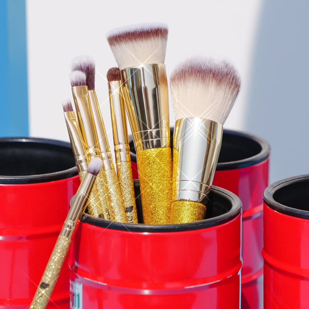 Ducare Foundation Pinsel - Kontur Bronzer Makeup Pinsel Make up Pinsel Beidseitig Für Blending Liquid Powder Concealer Creme Kosmetik Blush Buffe