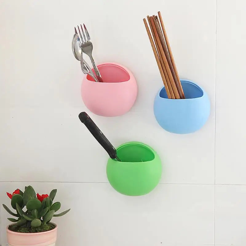 Multifunctional Cute Toothbrush Sucker Holder Suction Hooks Cup Organizer Wall Toothbrush Holder Kitchen Bathroom Organizer