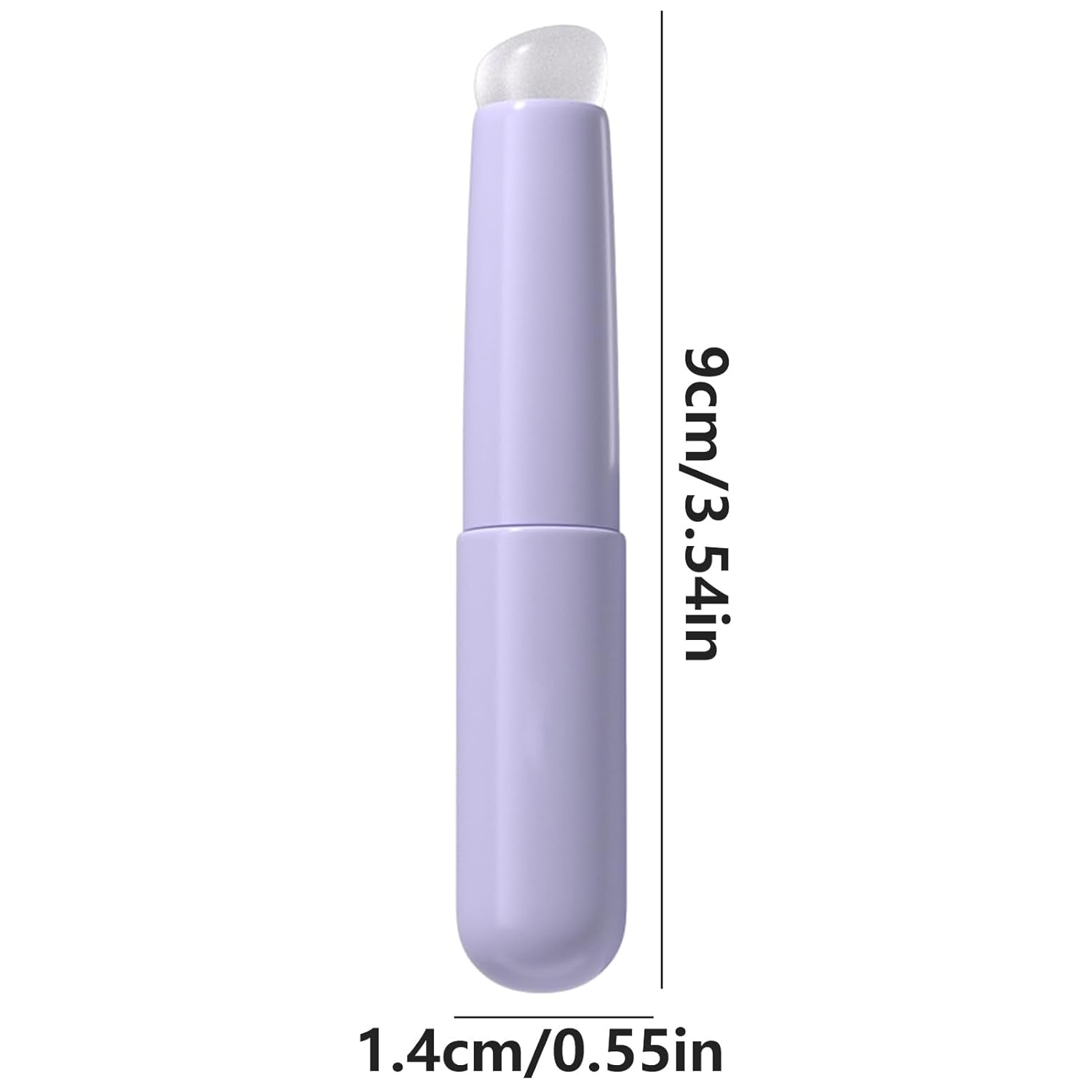 Silikon Makeup Pinsel Für Lippenmaske | Lidschatten Applikator | Lippenpinsel Für Lippenstift, Lippenpflege, Lippenbalsam, Lippenpflegestift | Lippenpeeling Schminkpinsel | Lip Scrub Mit Runde Kopf