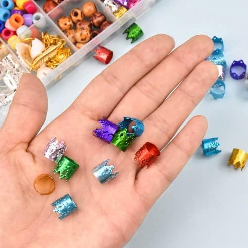 Dreadlock Schmuck, Zubehör Für Haarschmuck, Haarschmuck Ringe, Haarschmuck Dreadlocks Ring Mit Anhänger, Haar Anhänger, Mit Aufbewahrungsbox, Zum Frauen Männer