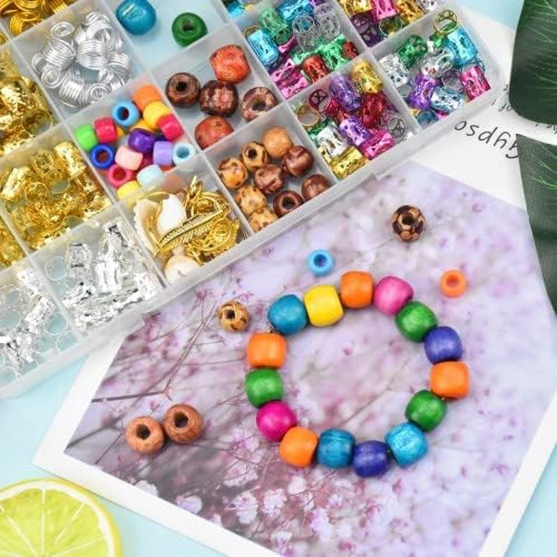 Dreadlock Schmuck, Zubehör Für Haarschmuck, Haarschmuck Ringe, Haarschmuck Dreadlocks Ring Mit Anhänger, Haar Anhänger, Mit Aufbewahrungsbox, Zum Frauen Männer