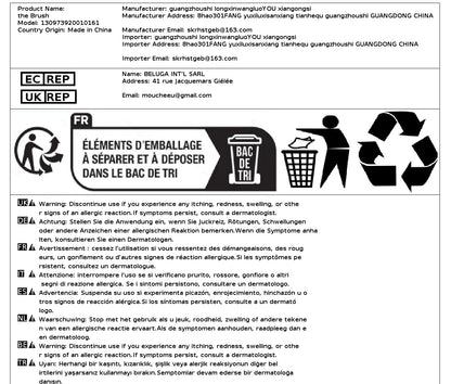 Make up Pinsel Set Silikon-Flachwerkzeug-Kopf Make-Up-Stick-Bürste Silikon-2Pc Pinsel Blend