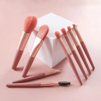 Make up Brushes Set Cosmetic Powder Eye Shadow Foundation Blush Blending Concealer Professional Beauty Tool 8Pcs