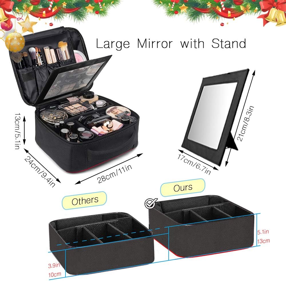 Tragbare Make-Up Tasche Mit Spiegel