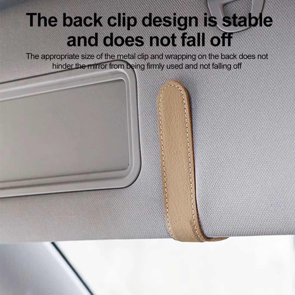 Universal Car Sunglasses Clip Card Ticket Holder Stand Fastener Pen Case Eyeglasses Sun Visor Car Accessories