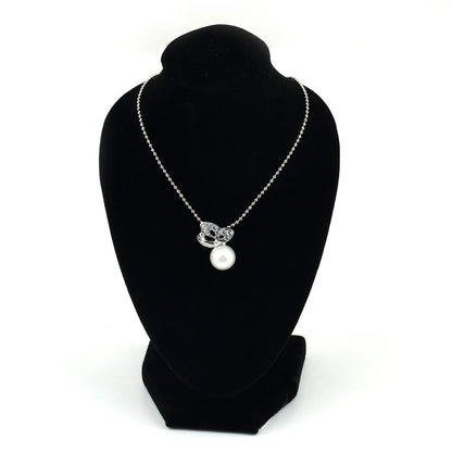 Jewelry Black Mannequin Necklace Pendant Display Stand Holder Show Decorate Jewelry Shop Female Pendant Necklace Jewelry Display