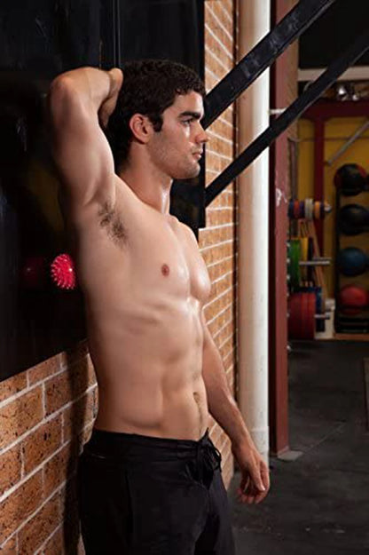 1Pcs  Spiky Massage Ball,Physical Therapy Massage Balls,Hard Lacrosse Ball & Spiky Massage Ball for Myofascial Release