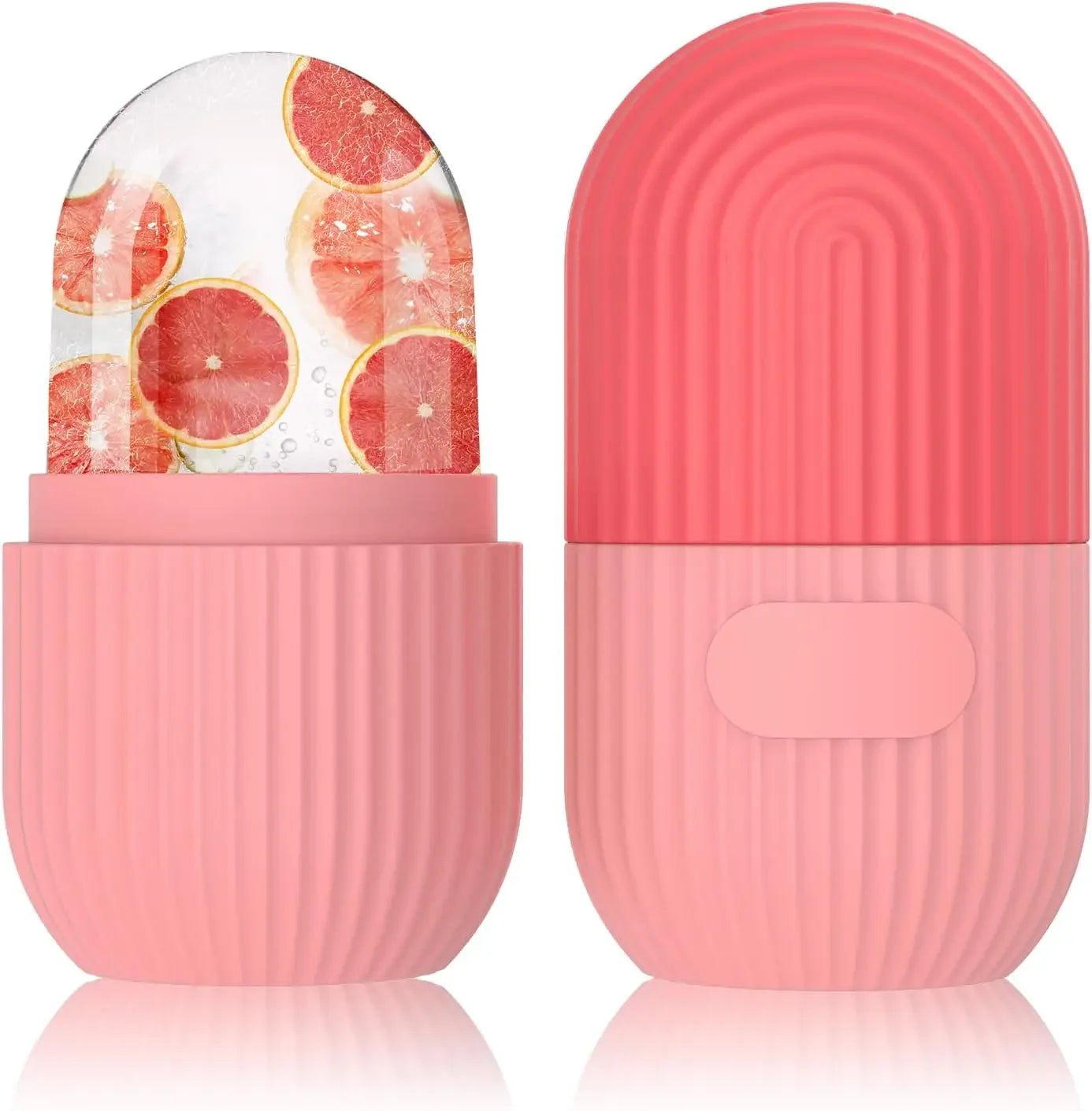 Silicone Cube Tray Shape Face Facial Ice Roller Massage Face Massage Roller Frozen Facial Reusable Ice Face Roller Skincare Tool