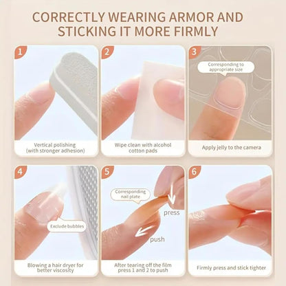 24 Stück Mandel Press on Nails Mittel Länge Bronzing Falsche Nails Mit Designs Gold Linie Falsche Nails Klebe Nails Glänzend Akryl Nails Für Frauen Nagel Deko