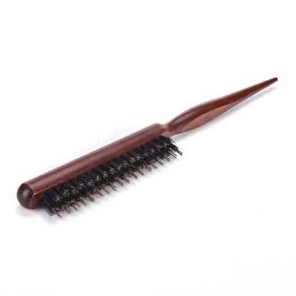 3 Row Hair Brush Buns Tie up Pointed Tail Comb Fluffy Curly Hair Comb Beauty Tools