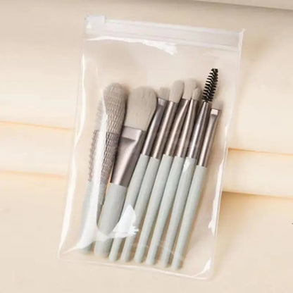 Make up Brushes Set Cosmetic Powder Eye Shadow Foundation Blush Blending Concealer Professional Beauty Tool 8Pcs