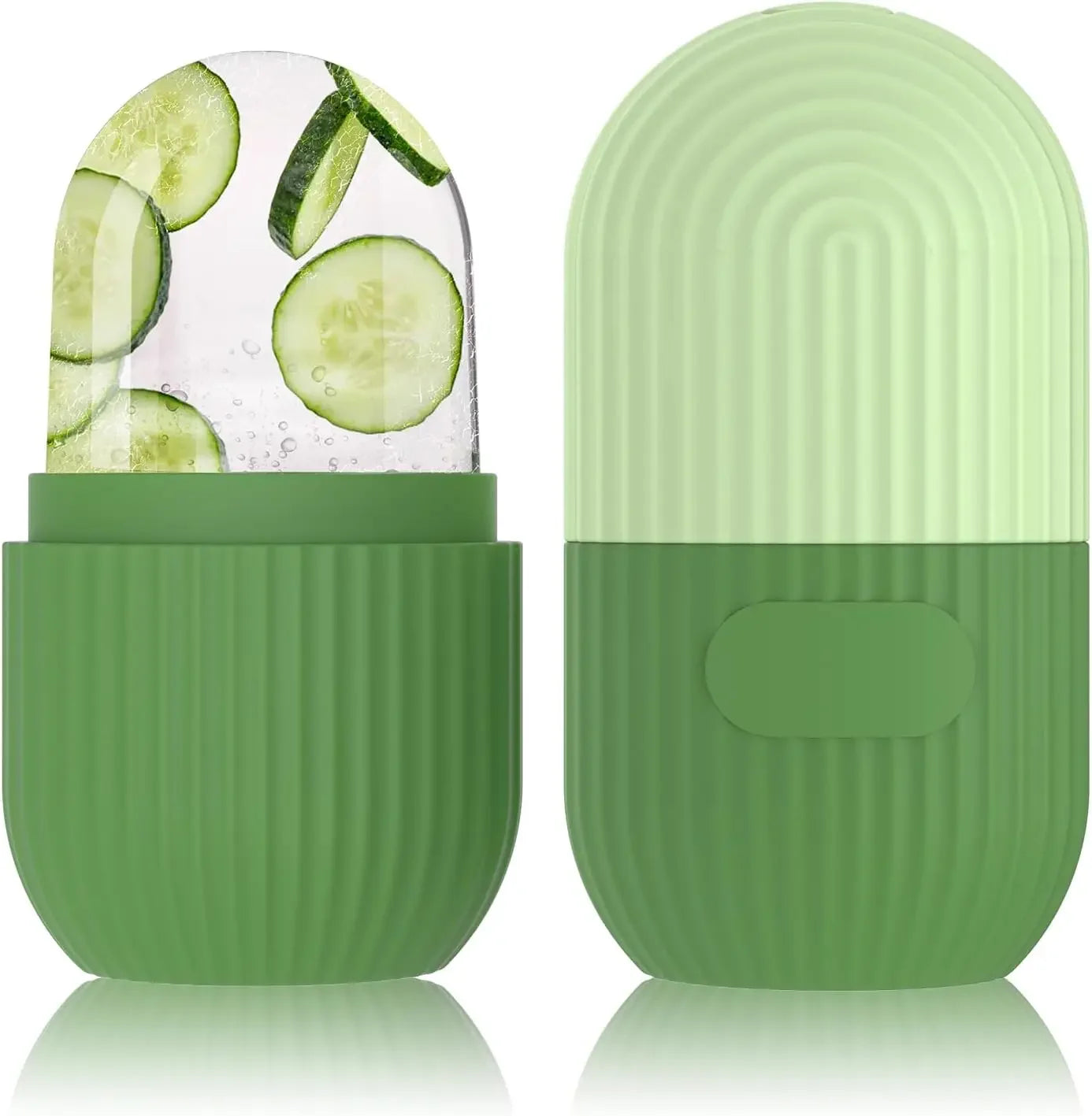 Silicone Cube Tray Shape Face Facial Ice Roller Massage Face Massage Roller Frozen Facial Reusable Ice Face Roller Skincare Tool