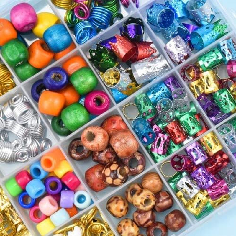 Dreadlock Schmuck, Zubehör Für Haarschmuck, Haarschmuck Ringe, Haarschmuck Dreadlocks Ring Mit Anhänger, Haar Anhänger, Mit Aufbewahrungsbox, Zum Frauen Männer