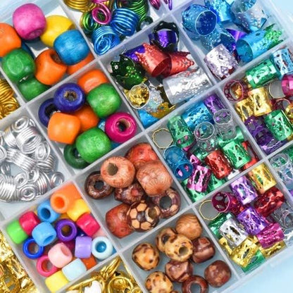 Dreadlock Schmuck, Zubehör Für Haarschmuck, Haarschmuck Ringe, Haarschmuck Dreadlocks Ring Mit Anhänger, Haar Anhänger, Mit Aufbewahrungsbox, Zum Frauen Männer