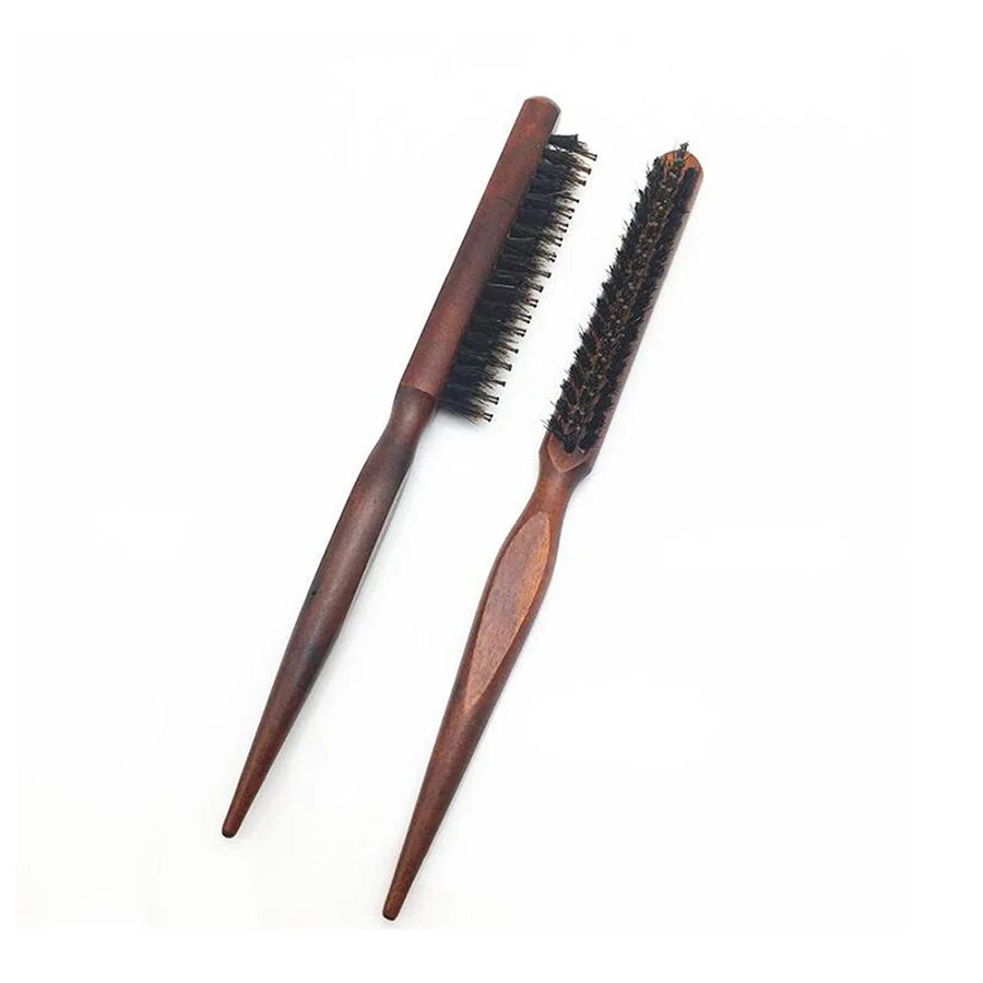 3 Row Hair Brush Buns Tie up Pointed Tail Comb Fluffy Curly Hair Comb Beauty Tools