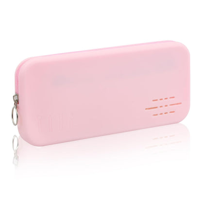 Makeup Pinsel Halter, Makeup Pinsel Organizer Für Reisen, Tragbarer Kosmetiktasche, Große Kapazitätstasche, Tragbare Reise-Kosmetik-Aufbewahrungstasche - Rosa